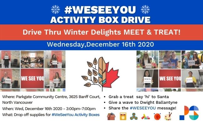 #WeSeeYou Activity Box Drive